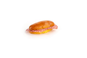 Mini bocadillo brioix con longaniza sin gluten