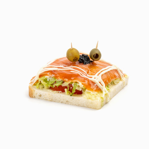 Sandwich de salmón