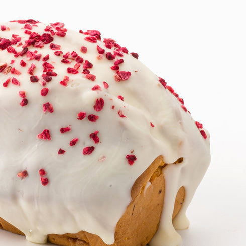 Plum cake de frambuesa