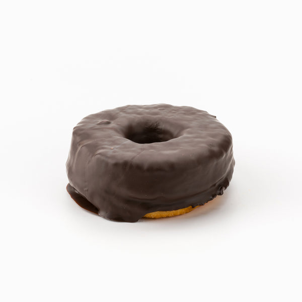Donut de chocolate negro
