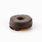 Donut de chocolate negro