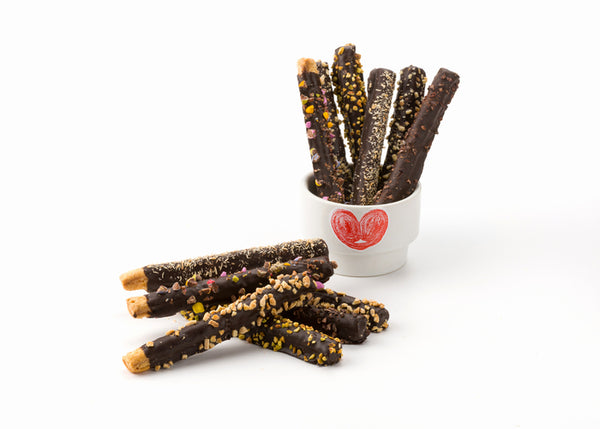 Bolsa de palitos de chocolate sin gluten