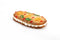Brioix coca with fruit filled with cream