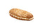 Brioix coca with pine nuts filled with cream